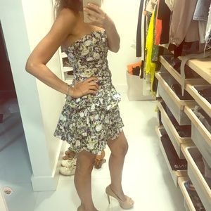 BOGO❤️Prom Vintage Strapless 80’s dress size s